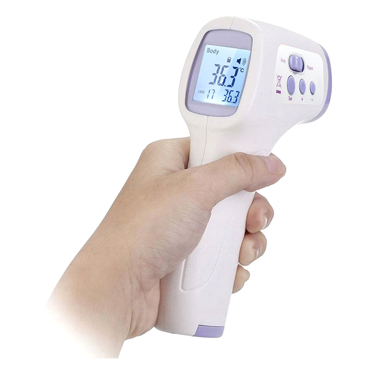 Ariko Infrarood Thermometer - Koortsthermometer - Contactloos - Voorhoofd en Lichaam Thermometer - Incl Batterijen