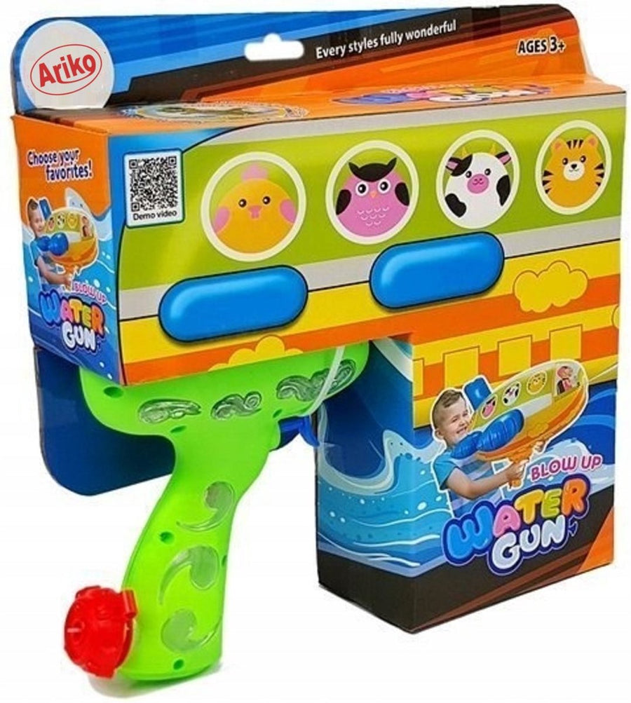Ariko XXL Opblaasbaar Waterpistool - Dinosaurus - Inclusief pomp