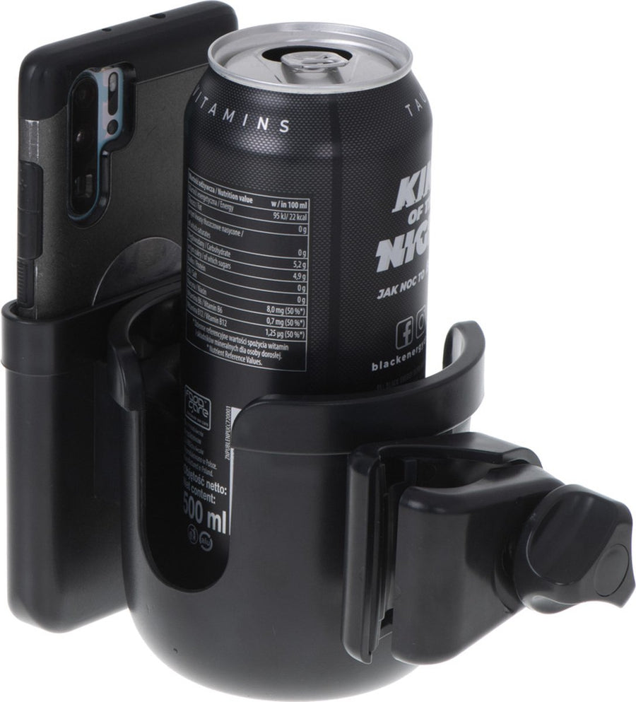 Ariko Beker Fles en Telefoonhouder voor Fiets of kinderwagen of rolstoel - Bekerhouder - Fleshouder - Telefoonhouder