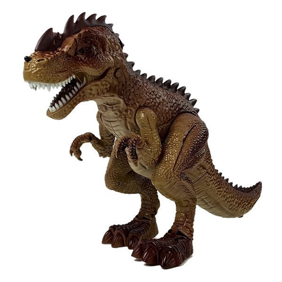 Ariko Beweegbare Dinosaurus met Pistool - Dino jager - Dino met stoom - met Licht en Geluid - Beweegbare onderdelen - Incl batterijen