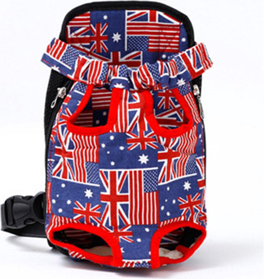 Ariko honden draagzak - rugzak - draagtas - hondenrugzak - hondendraagzak - ook voor uw kat - vlag UK - XL
