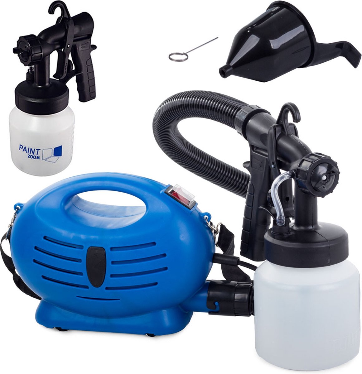 Apkezel Airbrushset met compressor, draagbare airbrush-compressor, 35 psi handheld airbrushpistool, airbrush voor nageldesign, taartdecoratie, make-up, tattoo- modellering, modelkleuren Apkezel Airbrushset met compressor, draagbare airbrush-compressor, 35 psi handheld airbrushpistool, airbrush voor nageldesign, taartdecoratie, make-up, tattoo- modellering, modelkleuren