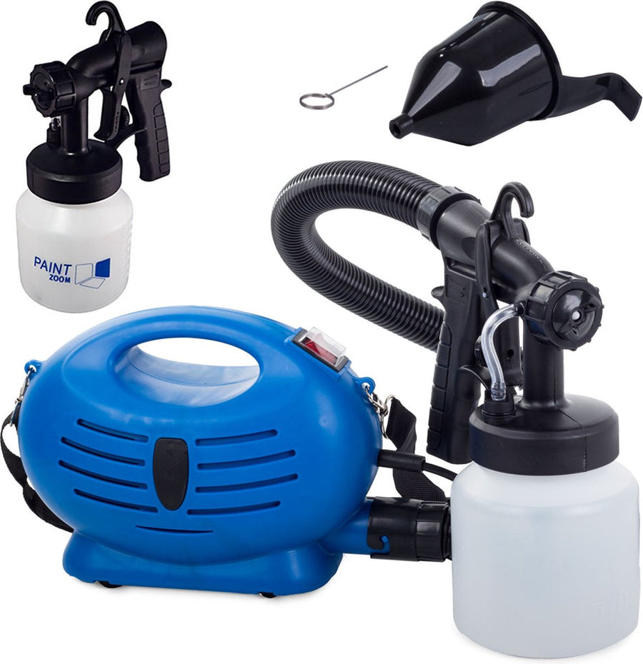 Ariko Verfspuit met compressor - Spraypistool met compressor - 800ml container - 650W - 1,5 meter slang