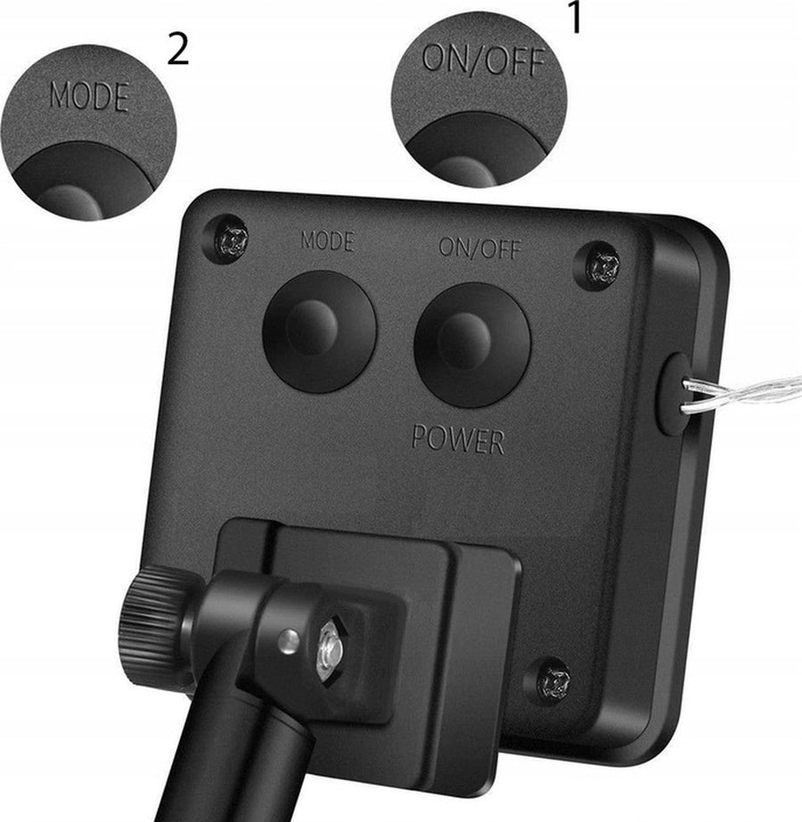 Ariko Solar Flower Tuin Verlichting - 7M - 50 LED MULTICOLOR - met zonnepaneel - waterdicht - 8 instellingen