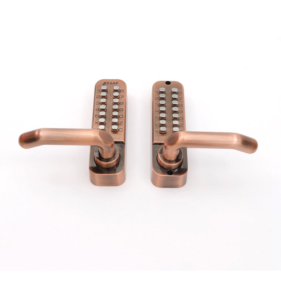 Ariko Code Deurslot met Klink Brons