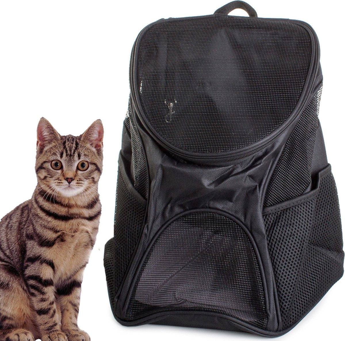 Ariko Reis rugzak voor uw huisdier - honden draagzak - rugzak - draagtas - hondenrugzak - hondendraagzak - ook voor uw kat - Zwart
