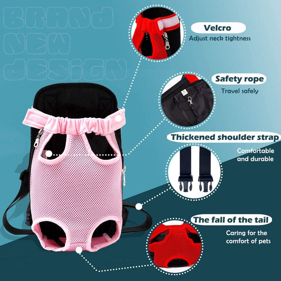 Ariko honden draagzak - rugzak - draagtas - hondenrugzak - hondendraagzak - ook voor uw kat - blauw - S