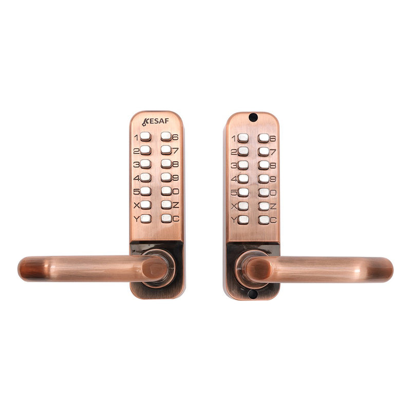 Ariko Code Deurslot met Klink Brons