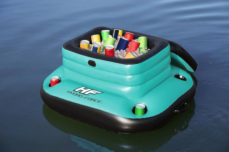 Ariko Opblaasbare Drankenbar - Frisdrankenbar - Drijvende bar - met Deksel