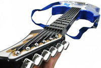 Thumbnail for Ariko Elektrische gitaar speelgoed set met Microfoon en Amp versterker - Blauw