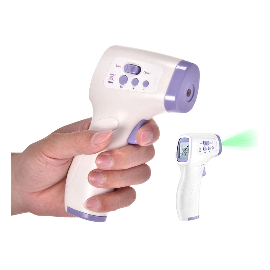 Ariko Infrarood Thermometer - Koortsthermometer - Contactloos - Voorhoofd en Lichaam Thermometer - Incl Batterijen