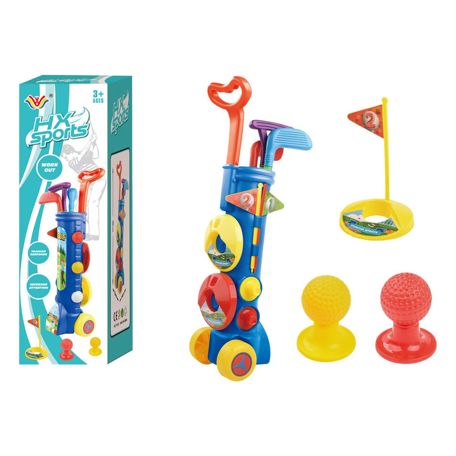 Ariko Speelgoed Golfset - Golfspel Kinderen - Spelletjes - Sport - Trolley - Trainingsmaterialen