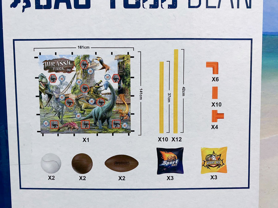 Ariko Dino Werpspel - Pittenzak Gooien - Binnen en Buitenspeelgoed - Bal Gooien