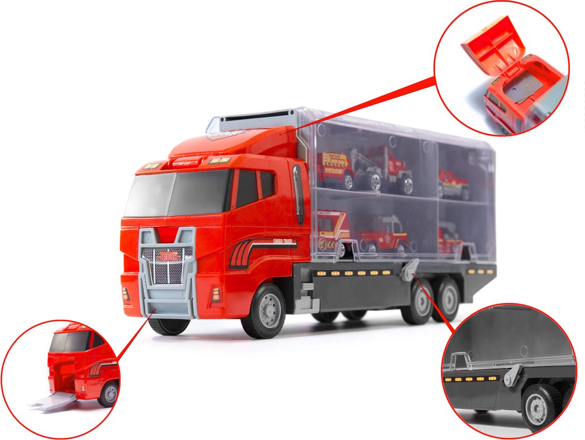 Ariko Vrachtwagen - Vrachtauto - Brandweerauto - Ladderwagen - Pick-up auto - Sleepauto - MetaalAmbulanceauto - Vrachtwagen