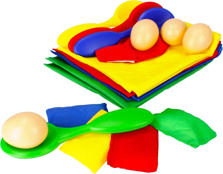 Ariko Zakloop Spelset - Oud Hollandse Spelletjes - Zaklopen - 3 been race - zakgooien -Eierlopen - Kinderfeestje