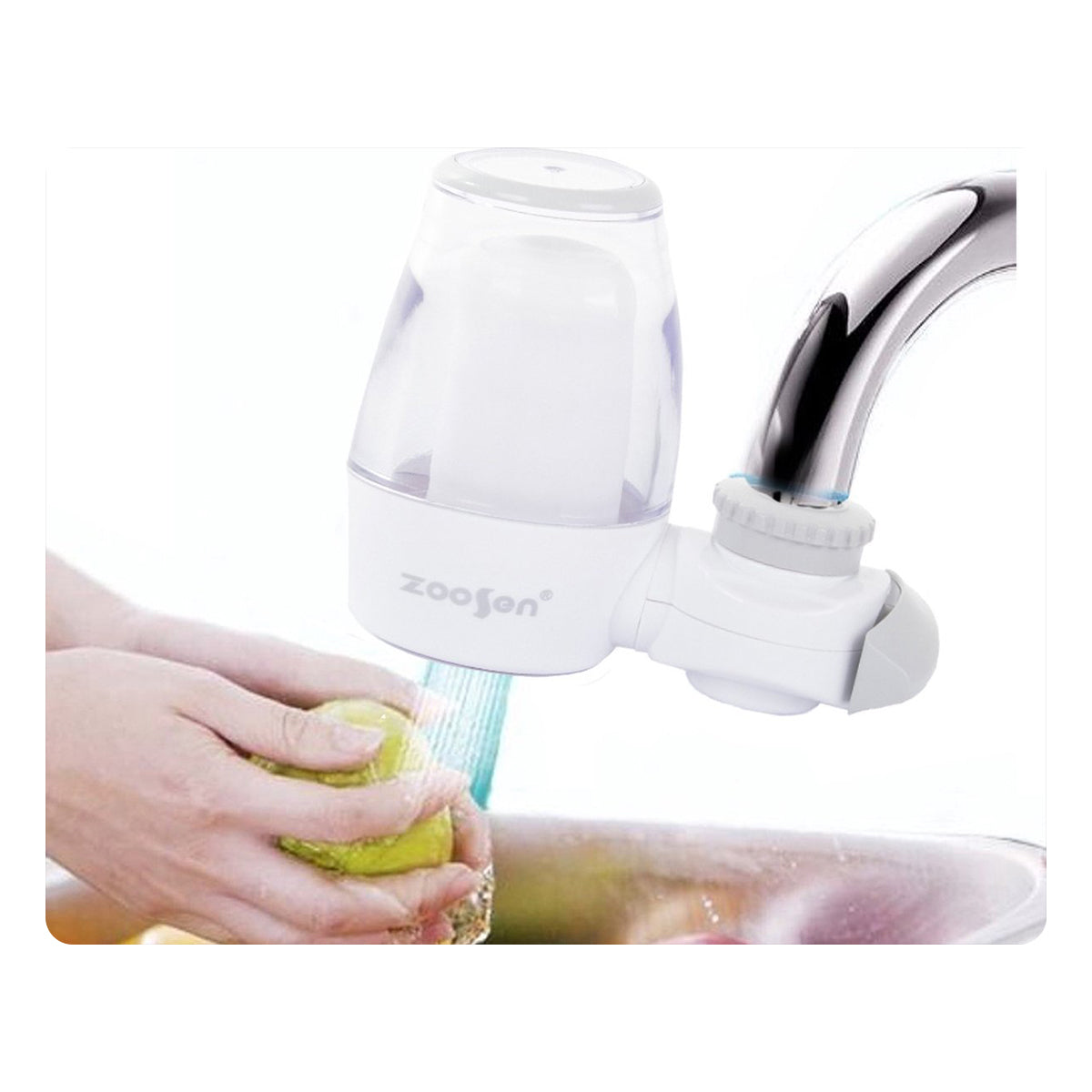 Kraanfilter - Waterzuiveraar Kraanwater - Waterontharder - Waterfilter - Wit