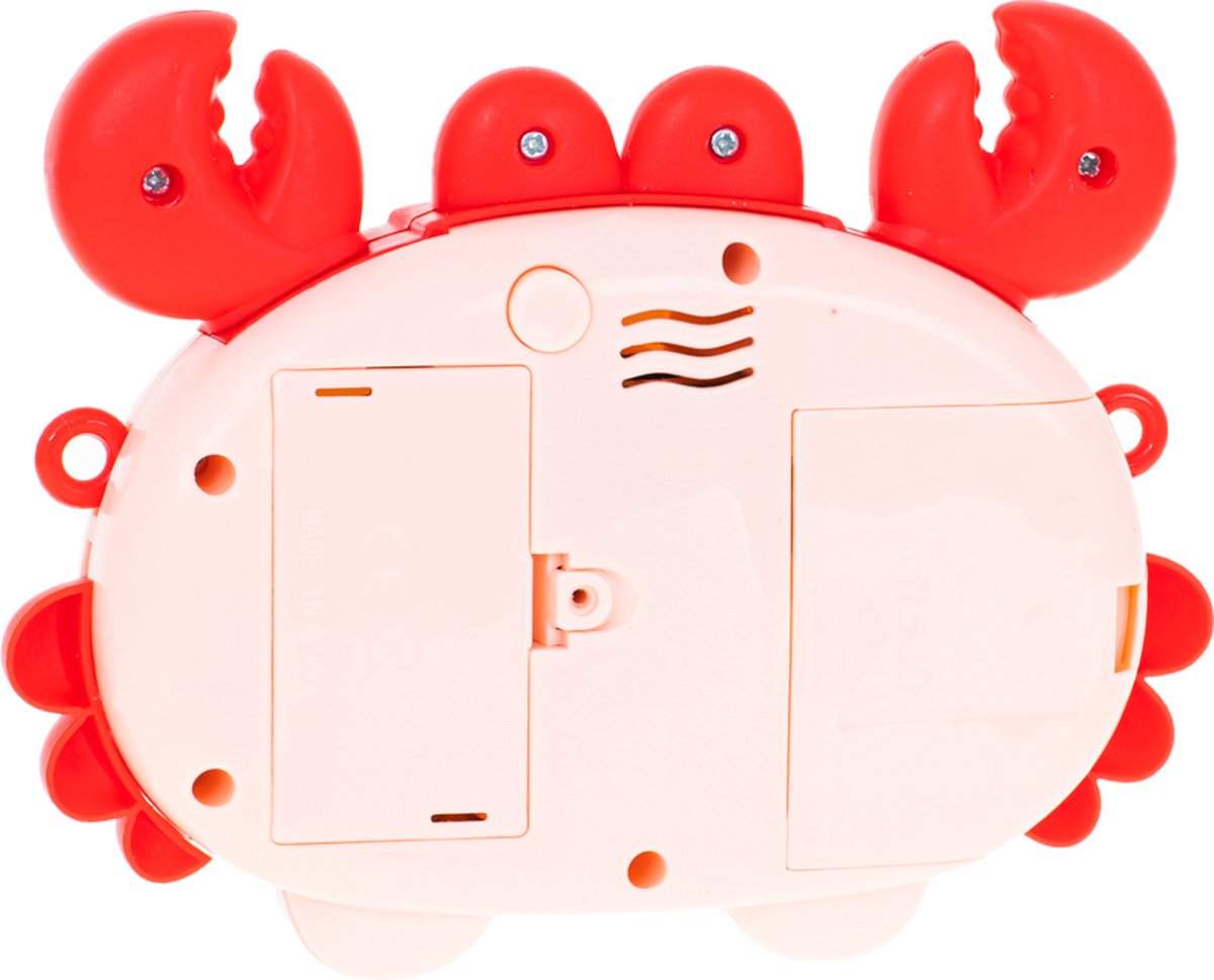 Ariko Bellenblaas Camera in vorm van een Krab - Zeepbel Machine Krab - inclusief 2 potjes bellenblaas en 3 AA batterijen