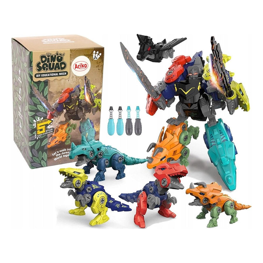 Ariko Dinosaurus Robot Construction Kit - 5 in 1 Zelfbouwen - DIY - Dinosaurus - 5 robots dinosaurussen