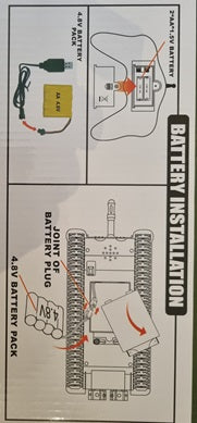 Ariko XXL Radiografisch Bestuurbare Tanks Duo Tank Battle 2,4Ghz - Inclusief battery-pack - incl 4 x AA batterijen
