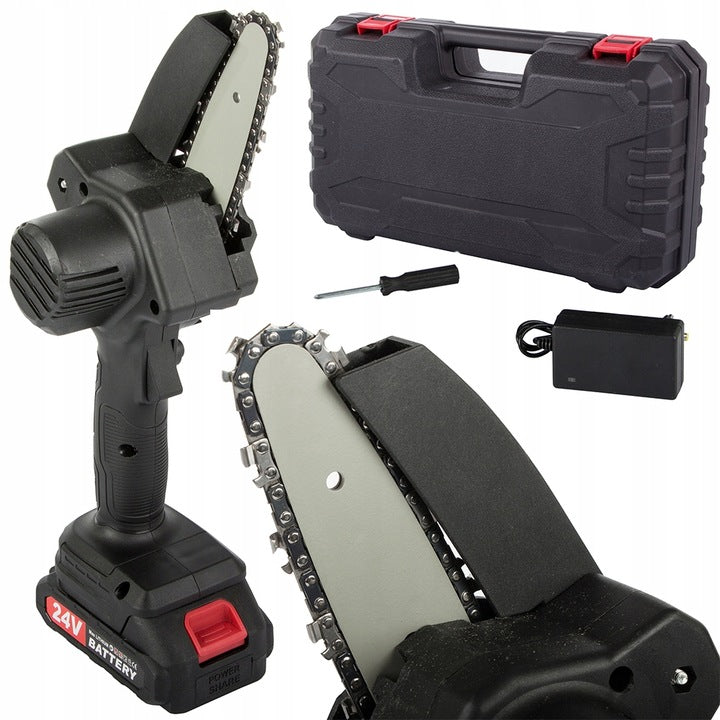 Ariko Accu Hand kettingzaag - sterke 24v accu - met oplader