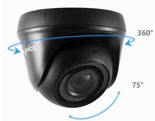 Ariko Sannce CCTV 3mp Camera - Geschikt voor alle Ariko CCTV systemen - Hoge kwaliteit 3mp zwarte camera