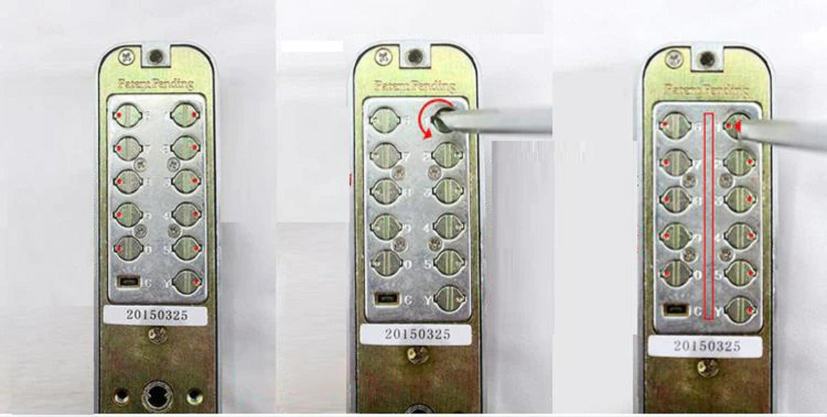 Ariko Code Deurslot met Klink - 1 zijde code - Zwart