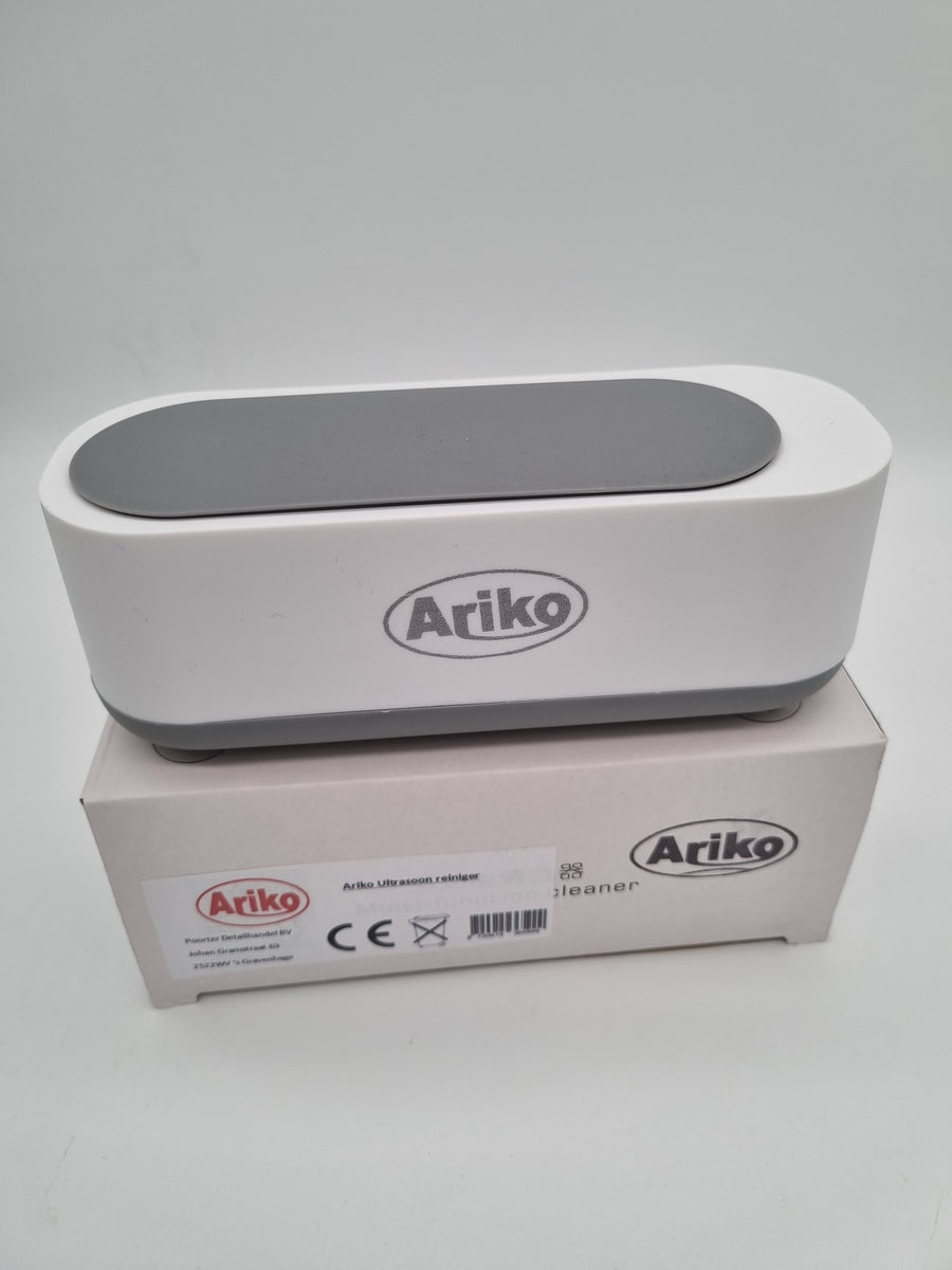 Ariko Ultrasoon Reiniger - Reinigingsapparaat - Ultrasoonbad - Brillen reiniger - Sieraden reiniger - Horloge reiniger - Make-up kwast - Speenreiniger - Trilbad