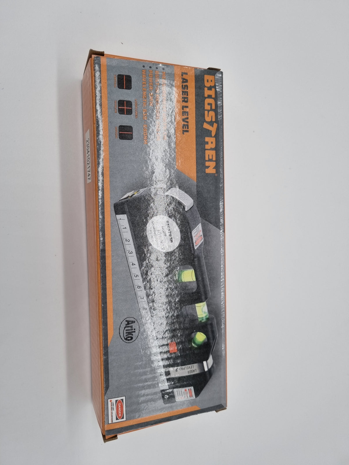 <p>Ariko Laserwaterpas met Meetlint 250cm - 15 Meter Laser - 45 Graden hoek - incl batterijen</p>