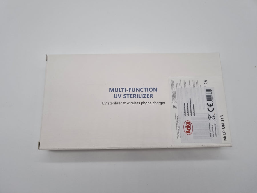 Ariko UV-STERILISATOR voor uw mobiele telefoon - 4 in 1 - Sterilisator - Oplader - Powerbank - tot 6,4 inch telefoons