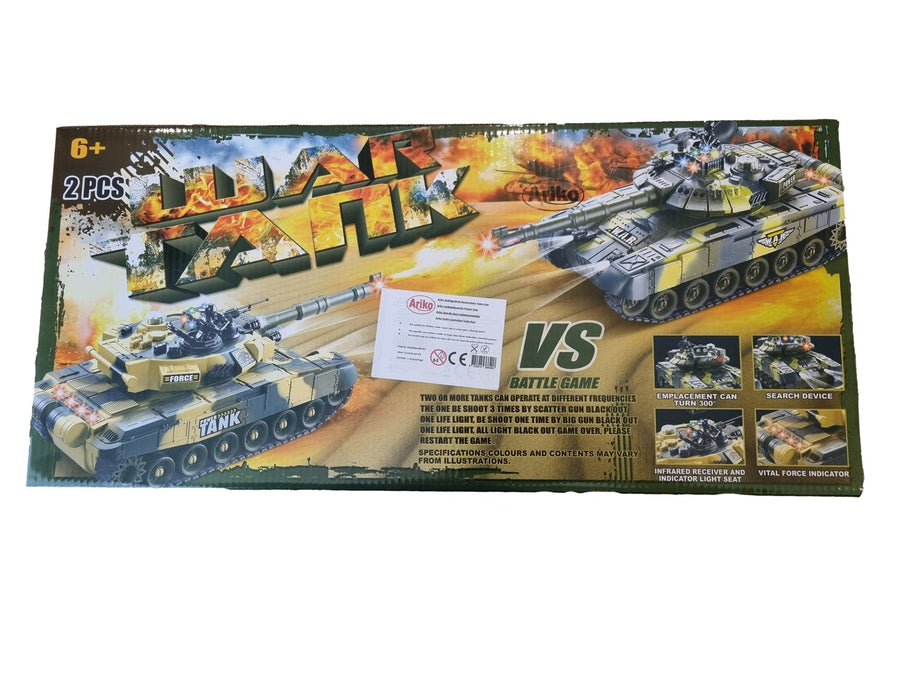 Ariko XXL Radiografisch Bestuurbare Tanks Duo Tank Battle 2,4Ghz - Inclusief battery-pack - incl 4 x AA batterijen