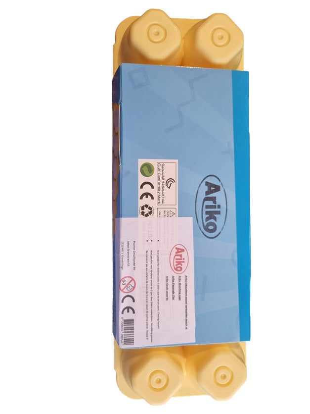 Ariko Educatieve puzzel van eieren - kleuren en vormen - 12st - in bijpassende opbergdoos