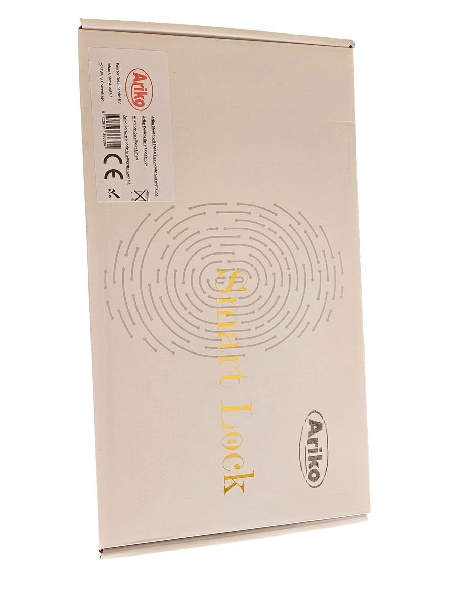 Ariko Elektronisch SMART Codeslot - Vingerafdruk App Bluetooth - max 6 cm dikke deur