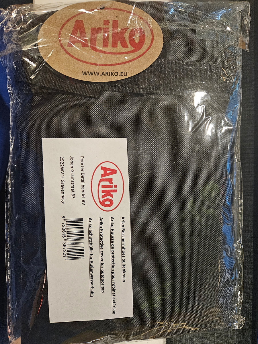 Ariko Buitenkraan Beschermhoes - Beschermd Tot -15 Graden - Makkelijk Te Installeren - Zwart