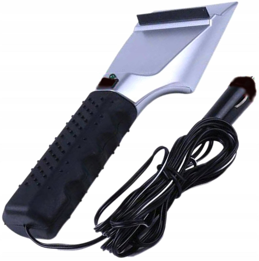Ariko verwarmde elektrische ijskrabber - voor bevroren en besneeuwde ruiten - 180 graden krabber - extra lang draad 3 meter