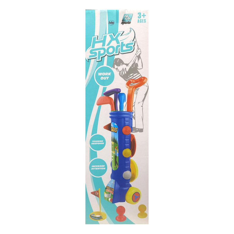 Ariko Speelgoed Golfset - Golfspel Kinderen - Spelletjes - Sport - Trolley - Trainingsmaterialen