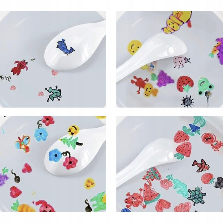 Ariko Magische Pen - Tekenen - Tekening blijft Drijven - Magische Water Stift - Magic Water Pen - Waterstiften - Creatief - Peuters, Kleuters & Kinderen - Water Stiften - Water Pennen - Eigen tattoo maken - 12 stiften