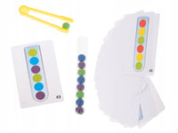 Thumbnail for Ariko Montessori Speelgoed - met Balletjes - Educatief Speelgoed - Mozaïek Speelgoed - Met cilinder - Houten Speelgoed - Sensorisch Speelgoed - Sorteren - Ontwikkelingsspeelgoed - Leren eten met Bestek