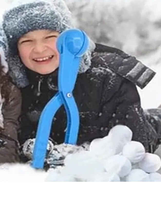 Ariko Stevige Sneeuwballen Maker - extra verstevigde koppeling - Sneeuwballen Tang - Sneeuw Ballenmaker - Winterspeelgoed - Sneeuwspeelgoed- ook geschikt voor zand - Blauw