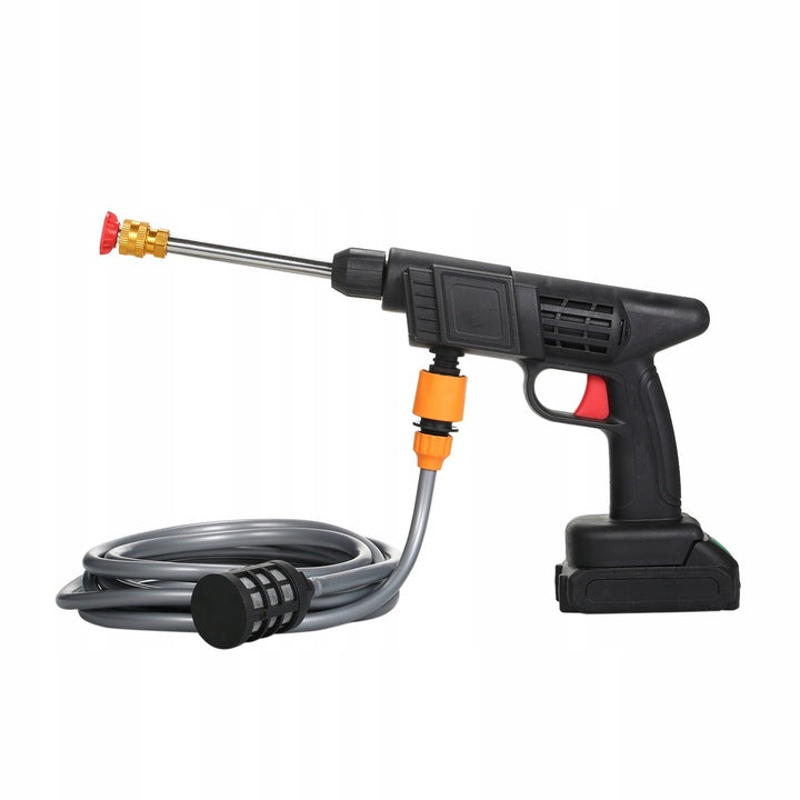 Ariko Draadloze hogedrukreiniger - met accu en oplader - hoge druk reiniger - instelbaar - ook te gebruiken als plantenspuit - 60 BAR - inclusief waterslang