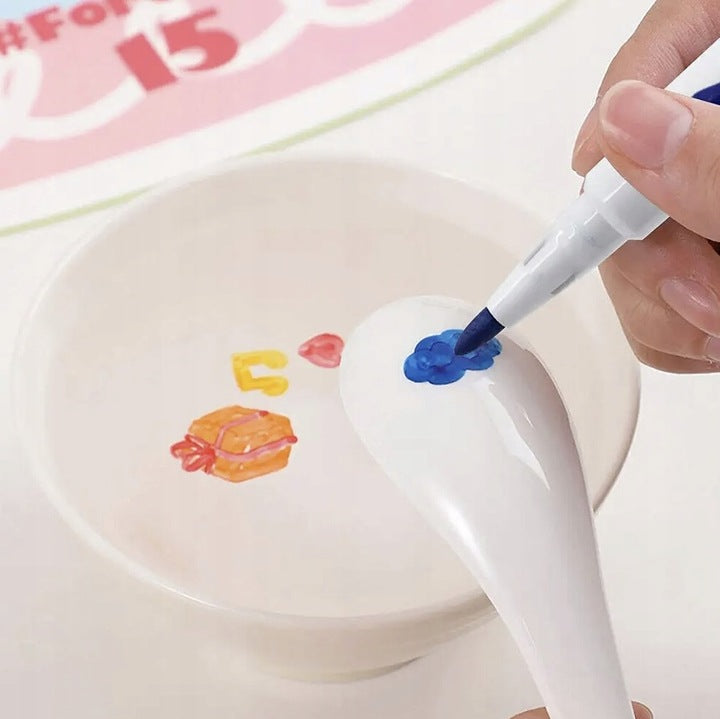 Ariko Magische Pen - Tekenen - Tekening blijft Drijven - Magische Water Stift - Magic Water Pen - Waterstiften - Creatief - Peuters, Kleuters & Kinderen - Water Stiften - Water Pennen - Eigen tattoo maken - 12 stiften