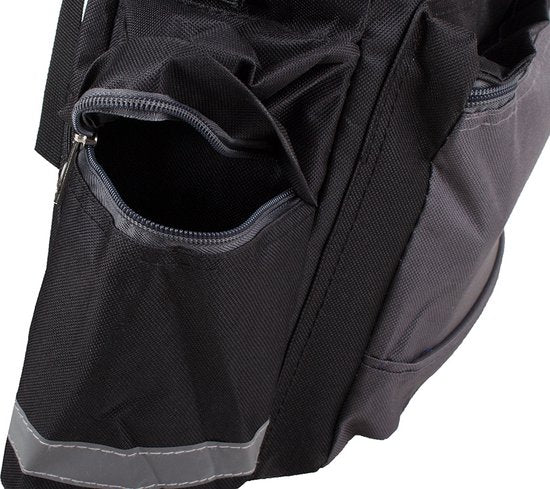 Ariko XXL Fietsdraagtas met regenhoes - Fietstas - Met ritsen en spanbandjes - 7 zakken
