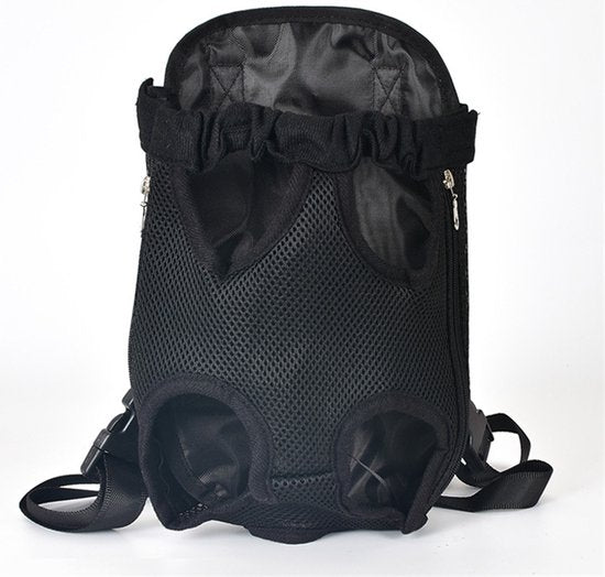 Ariko honden draagzak - rugzak - draagtas - hondenrugzak - hondendraagzak - ook voor uw kat - zwart - XL