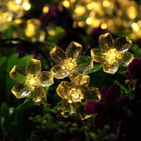 Thumbnail for Ariko Solar Flower Tuin Verlichting - 7M - 50 LED WARM-WIT - met zonnepaneel - waterdicht - 8 instellingen
