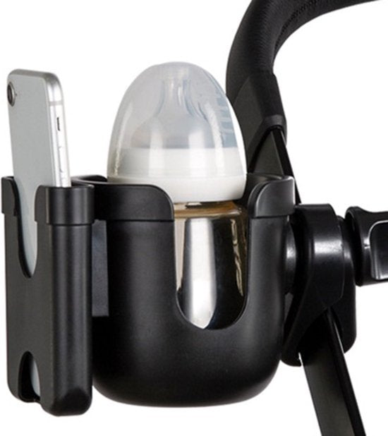 Ariko Beker Fles en Telefoonhouder voor Fiets of kinderwagen of rolstoel - Bekerhouder - Fleshouder - Telefoonhouder