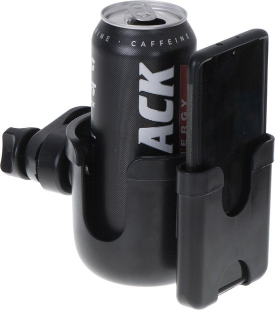 Ariko Beker Fles en Telefoonhouder voor Fiets of kinderwagen of rolstoel - Bekerhouder - Fleshouder - Telefoonhouder