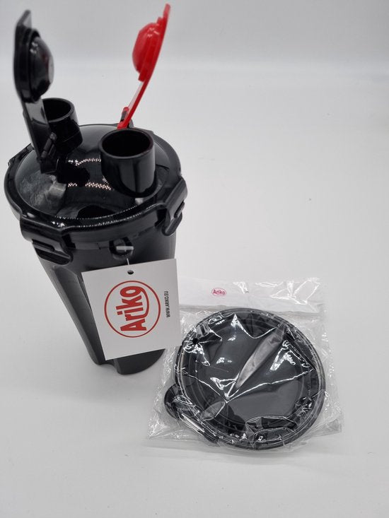 Ariko Huisdier beker voor voedsel en water - 2 in 1 beker - water en voedsel tegelijkertijd bewaren - met eet of drinkbak - makkelijk voor onderweg