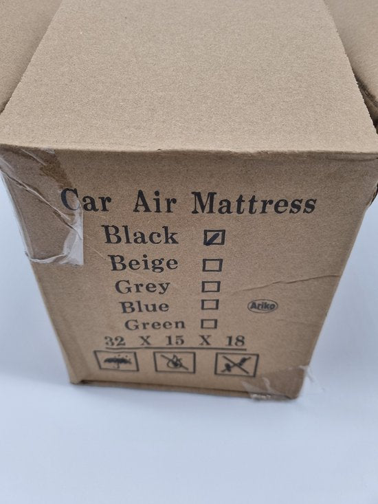Ariko Comfortabel Opblaasbaar Matras voor Auto - Inclusief Elektrische Luchtpomp en Kussens - Ideaal voor Camping - Transporttas Inbegrepen