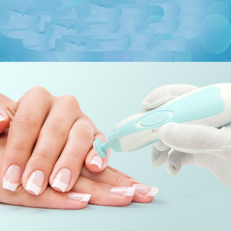 Ariko Baby Nagel Trimmer - 6 Opzetstukken Voor Baby en Volwassenen - Voor Gezonde Nagels - Mooie Opbergdoos