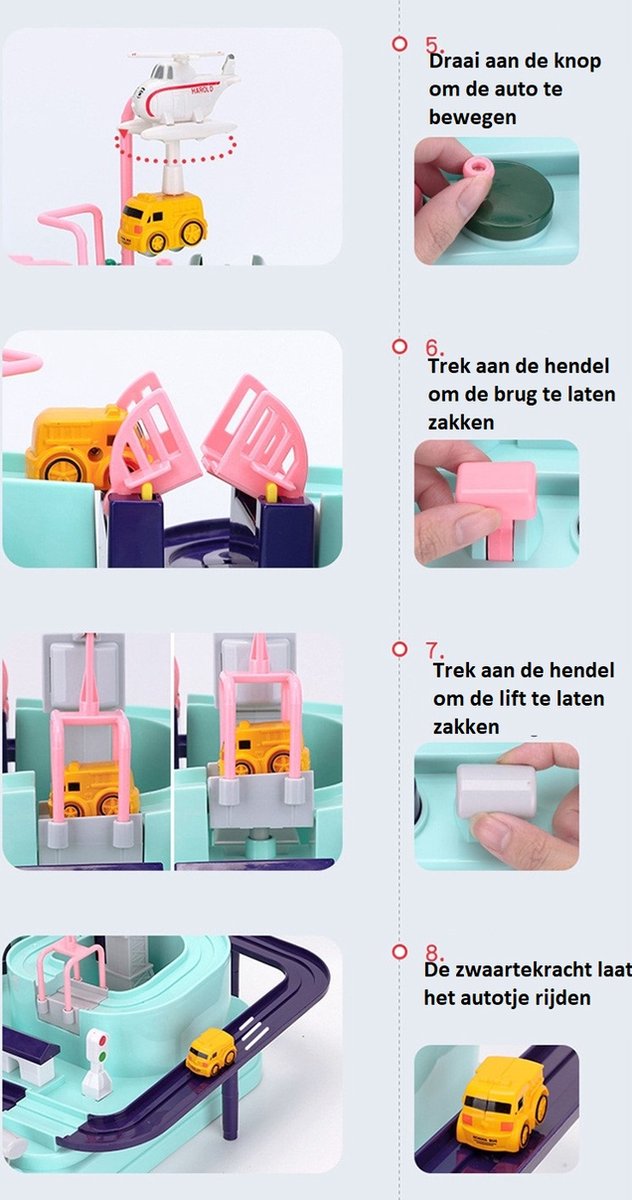 Ambulance - Brandweer - Jongens 3, 4 & 5 Jaar - Rescue City Speelgoed Auto - Mechanische Racebaan