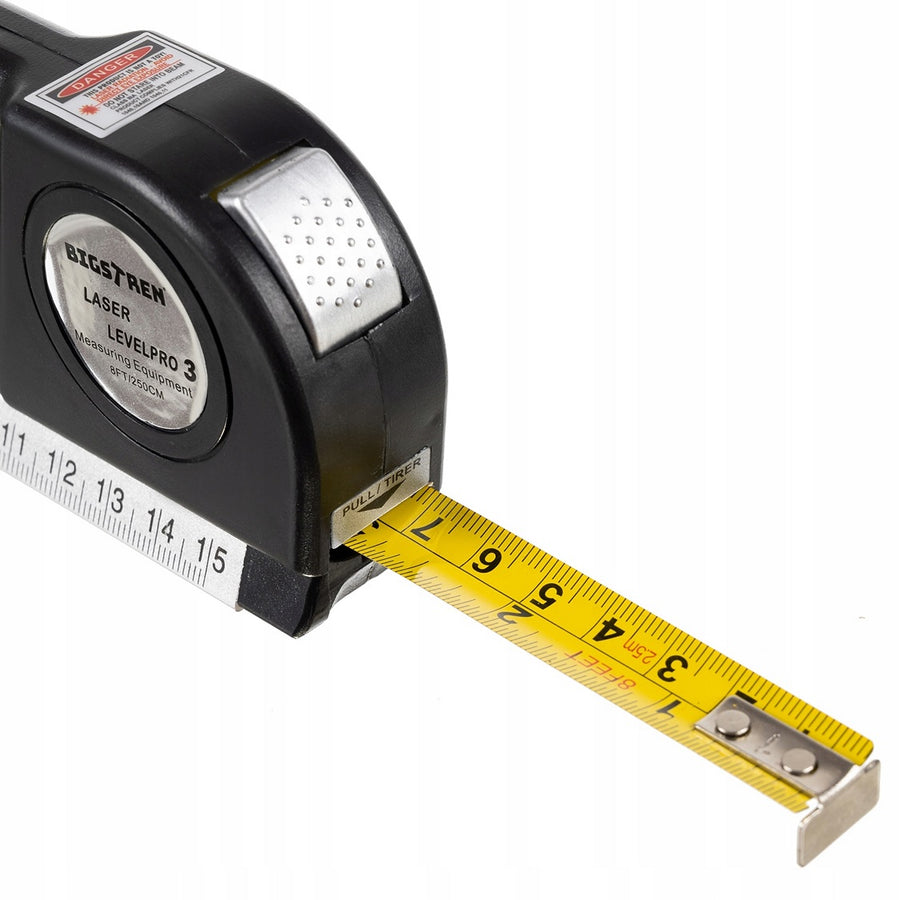 <p>Ariko Laserwaterpas met Meetlint 250cm - 15 Meter Laser - 45 Graden hoek - incl batterijen</p>